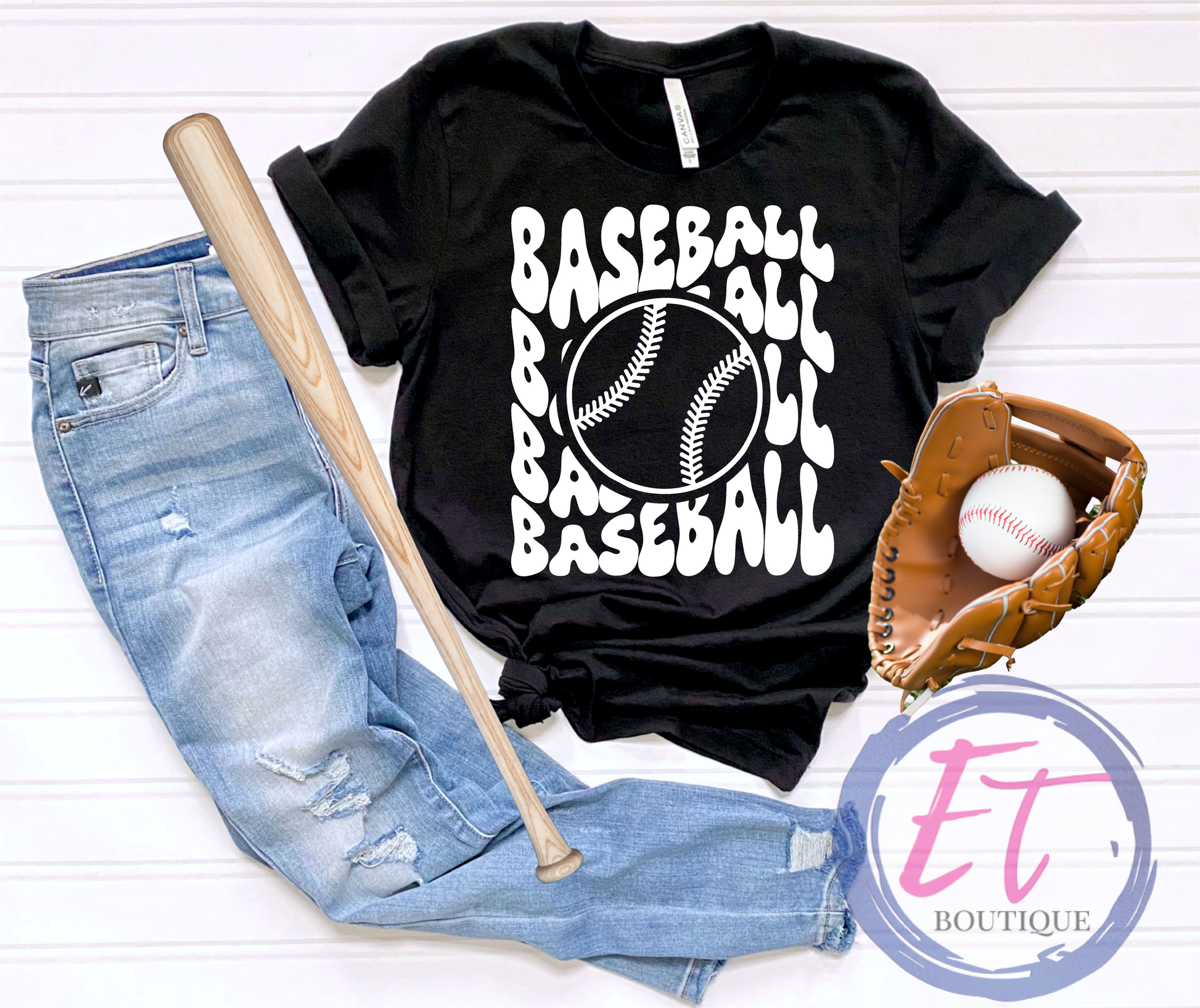 Retro Baseball Shirt Tee