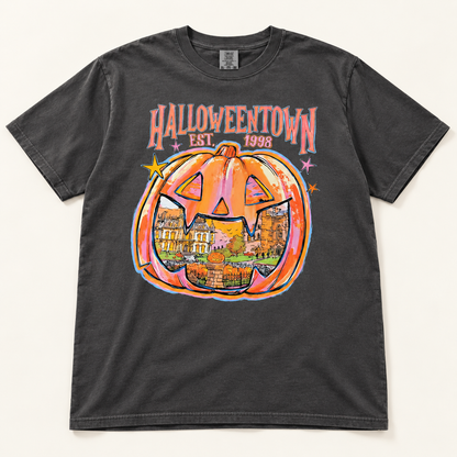 Pumpkin Halloween Shirt AI tee mockup