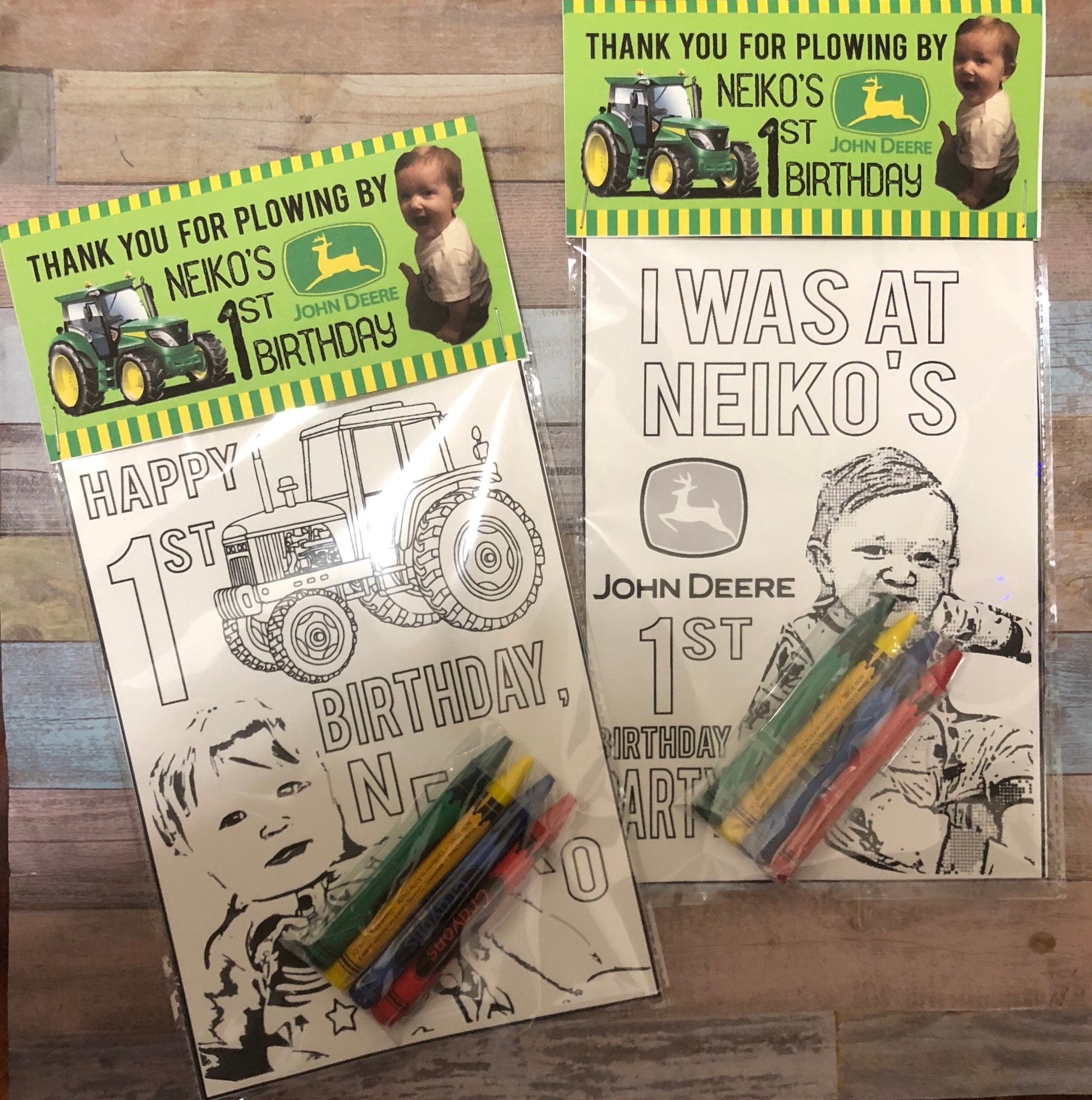 Jungle and Zoo Theme OR Any Theme YOUR child - Personalized Birthday Party Favors Set of 10 - - Endlessly Trendy Boutique